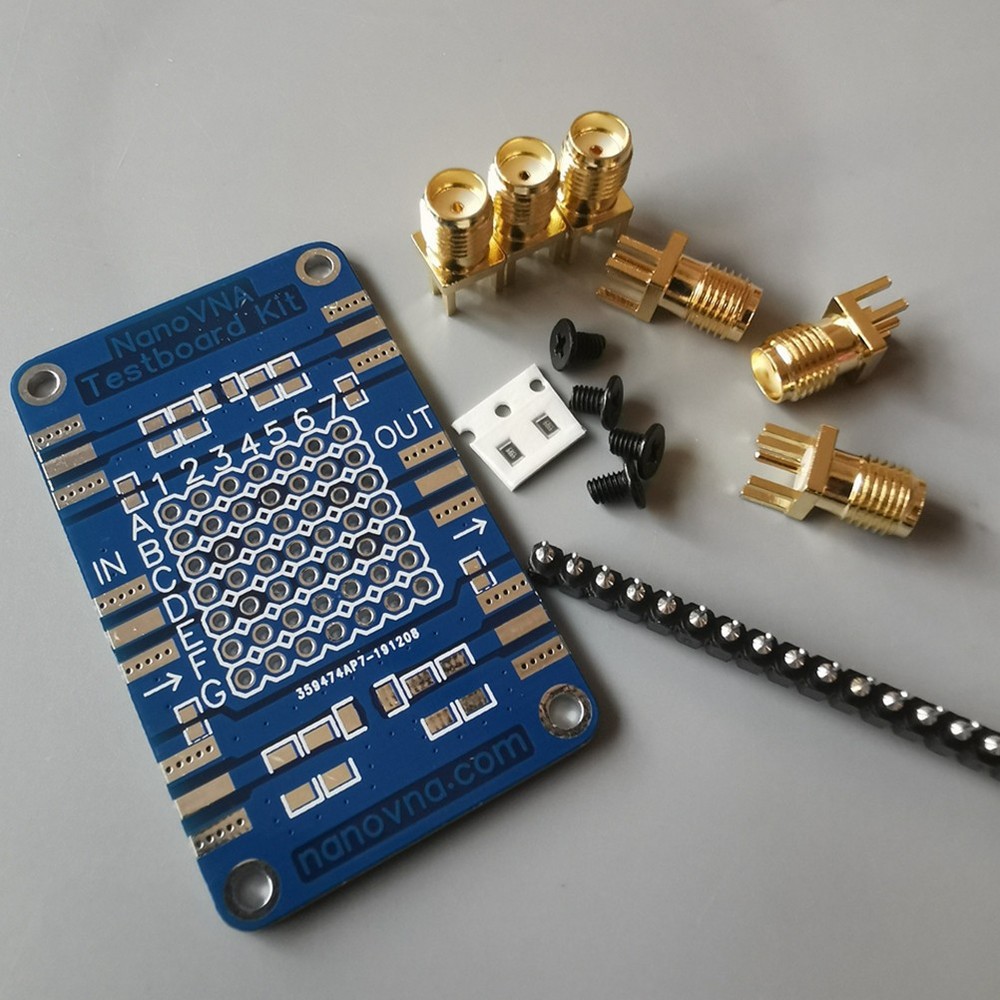 1Pc NanoVNA Testboard KitRadio Frequency Test Board Vector Network Test Filters