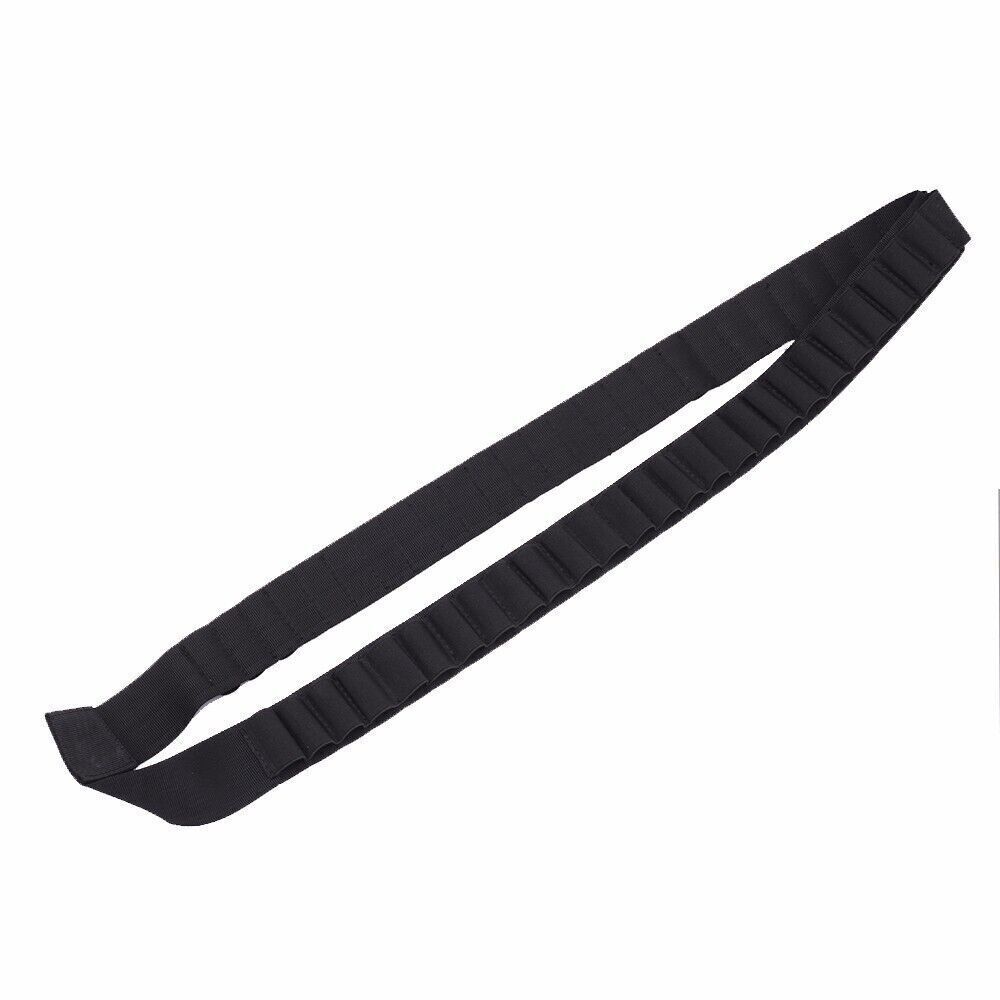 Tactical Shotgun Shell Shotshell Shoulder Ammo Bandolier Sling High Capacity 12G