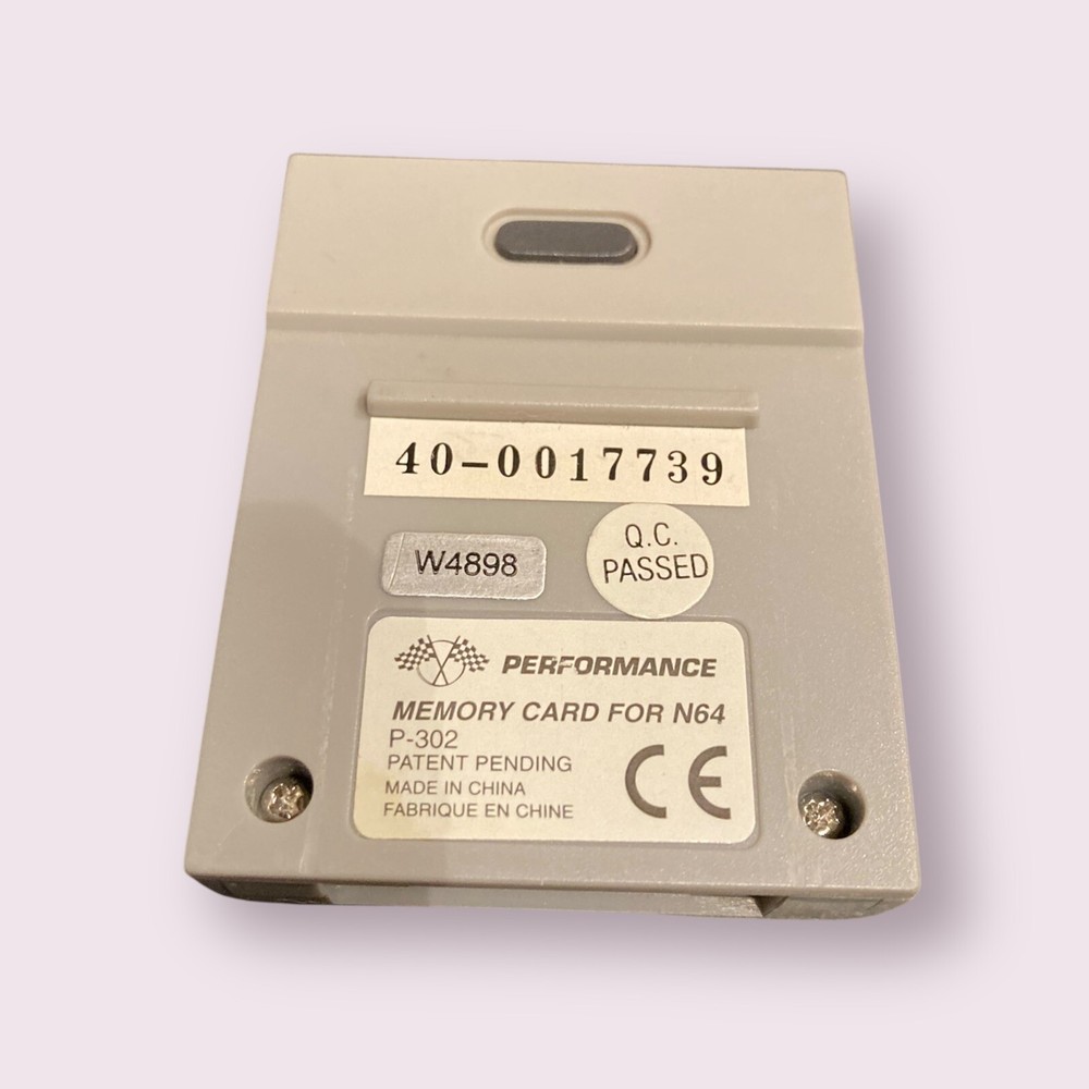 Memory Card Plus Nintendo 64 N64 by Performance Tested Working