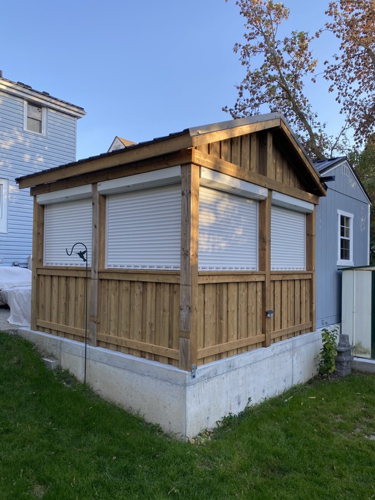 Roll Up Window Shutter