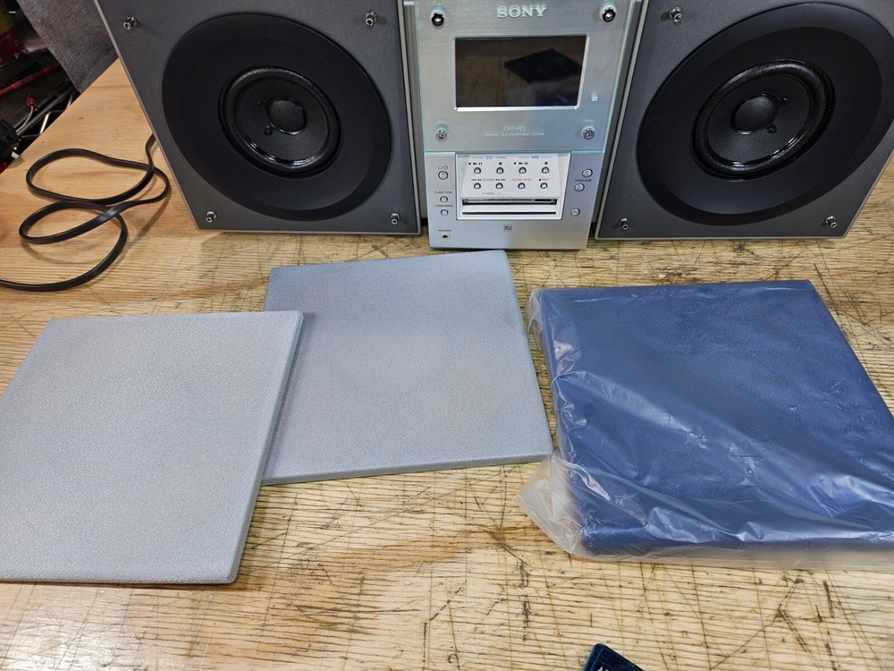 SONY CMT-MD1 Mini Disk Stereo System - VIDEO DEMO! 🎥📺✅