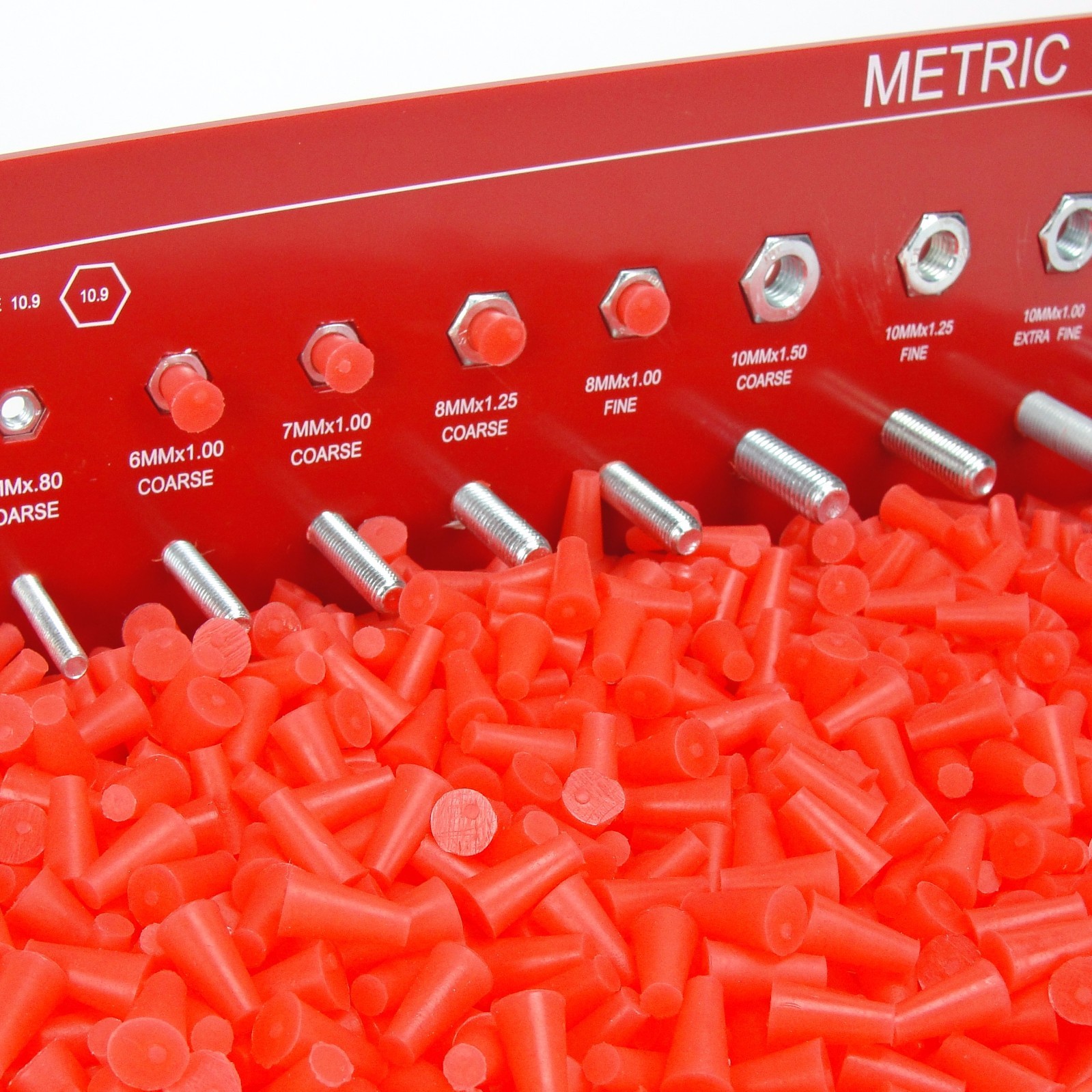 High Temp Masking Supply .187" x .343" STP103 Silicone Rubber Plugs - 50 Pack