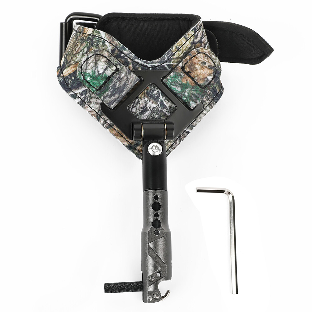 Compound Bow Wrist Release Aids Adjustable Trigger Strap Caliper Archery Hunting