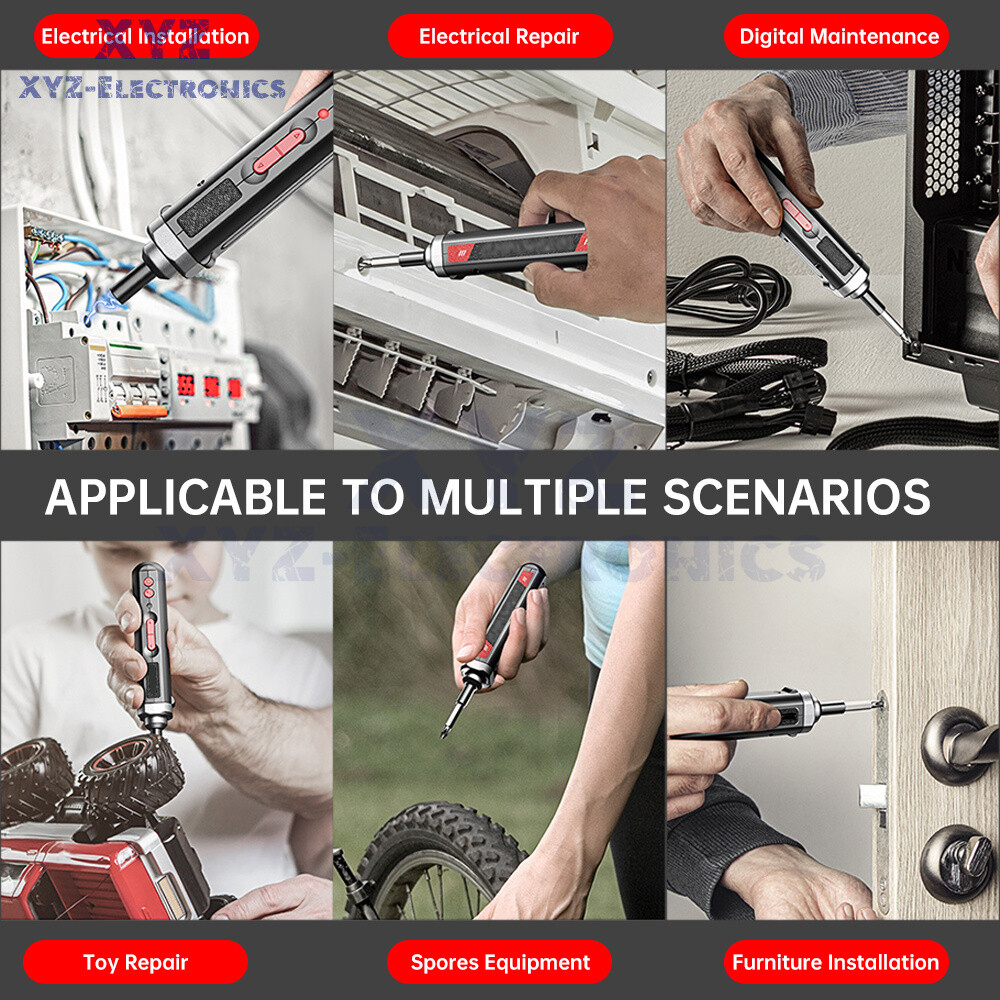 Electric Screwdriver Cordless Rechargeable Precision Screw Driver Multifunction
