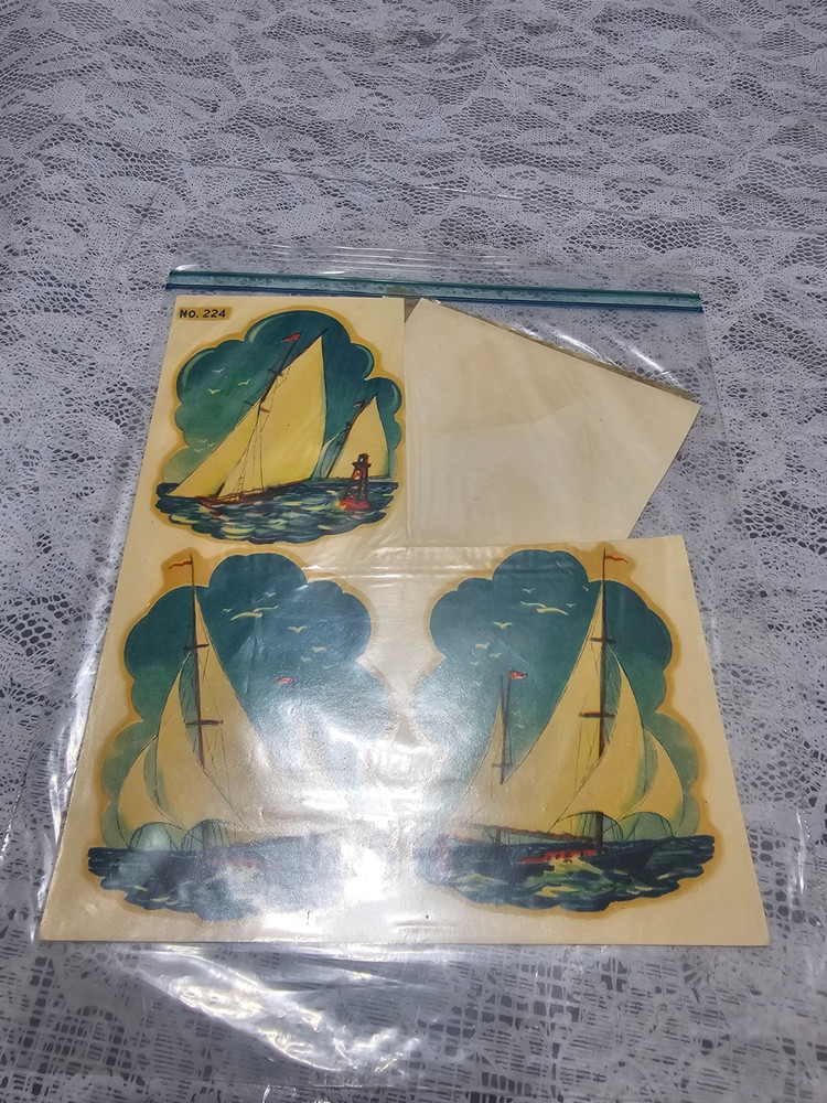 Vintage Eagle Decorative Decals Pattern Number 224 Plus Extras