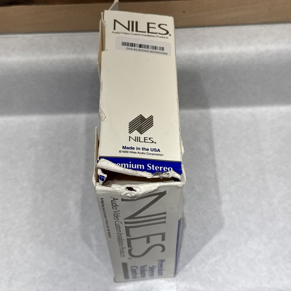 NILES VCS-2D PREMIUM STEREO VOLUME CONTROL - White - New