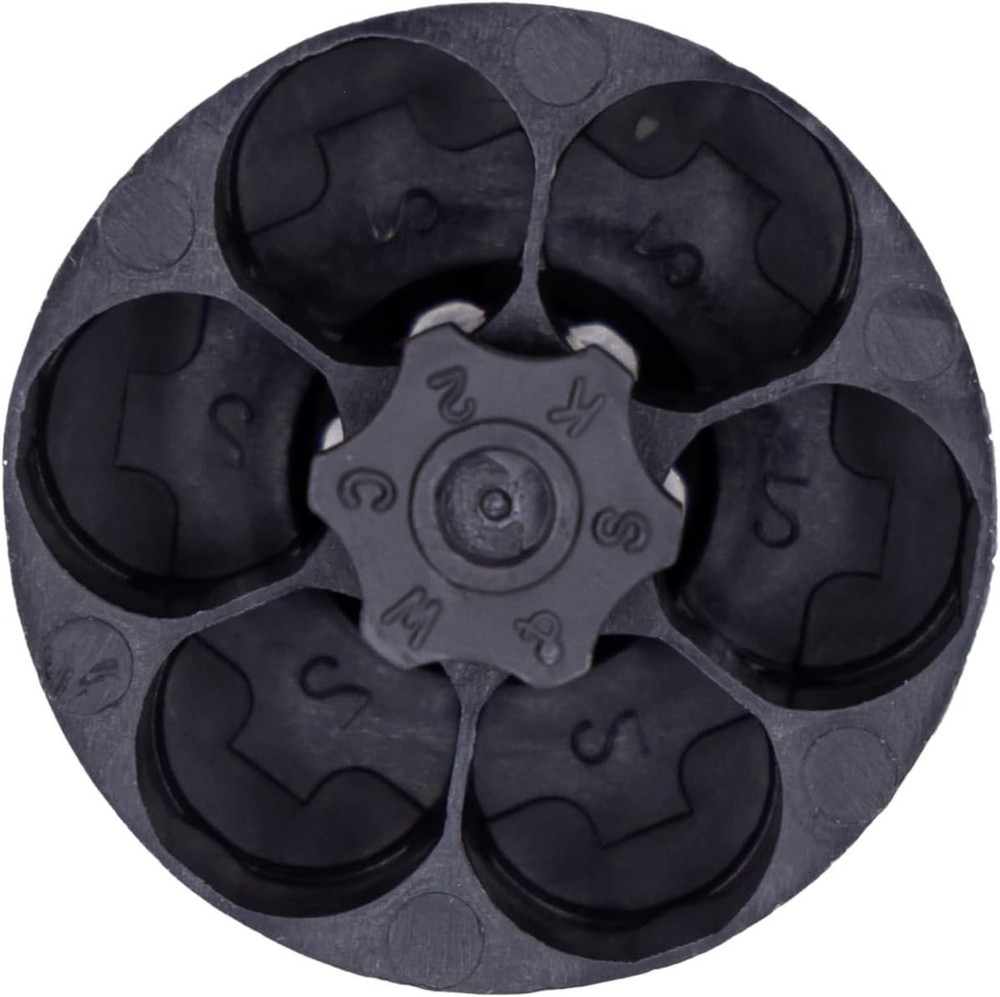 Ambidextrous Injection-Molded Speedloader for Efficient Revolver Reloading