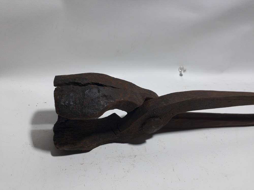 Antique Blacksmith Tongs Large Set