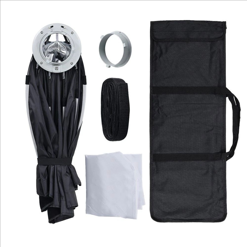 US TRIOPO K3-65 65cm Studio Flash LED Light Quick-Setup Octagon Softbox + Grid