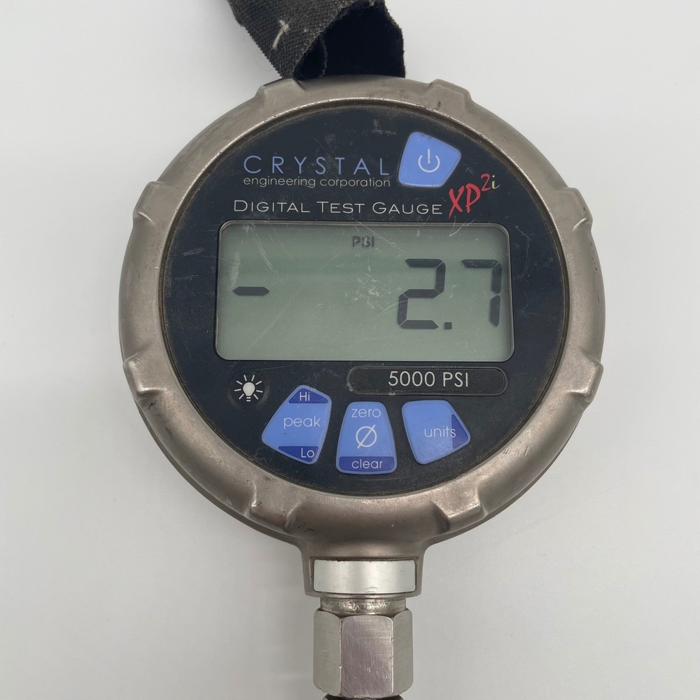Crystal Engineering XP2i 5000 PSI Digital Test Gauge DataLoggerXP Enabled