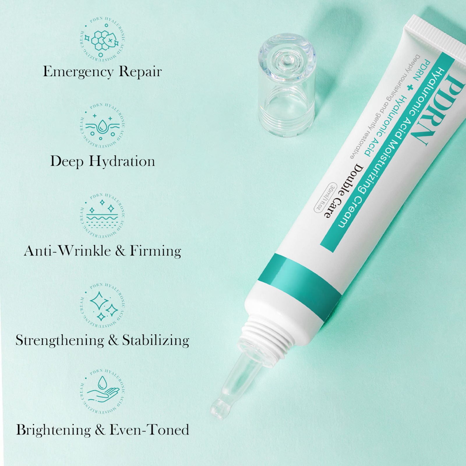 Anua PDRN Hyaluronic Acid 100 Moisturizing Cream