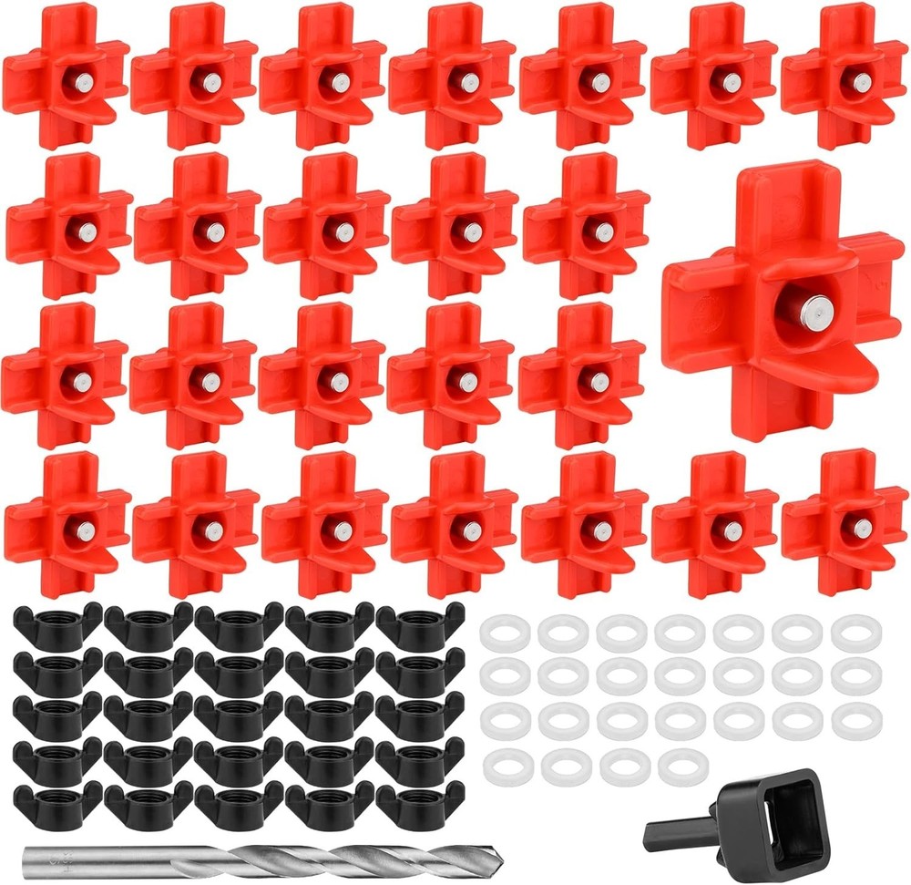 Chicken Water Nipples, 15 Pcs Horizontal Poultry Automatic Waterer Nipples for B