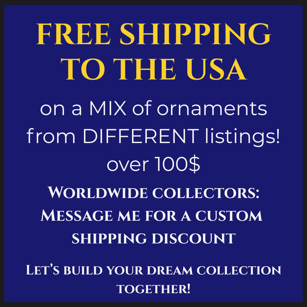 Vintage glass Christmas Ornament character animal decoration soviet USSR №728