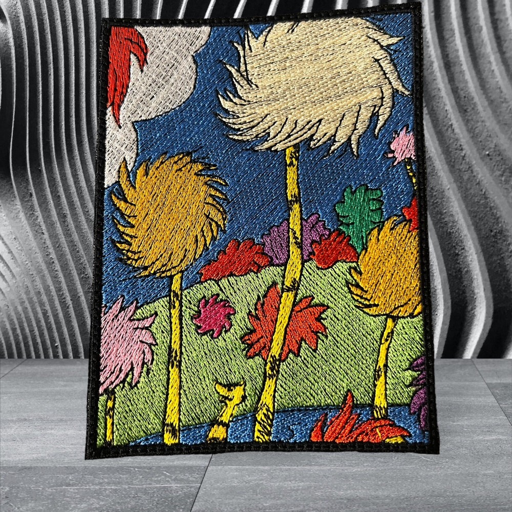Dr. Seuss Tree stuff Iron On Patch