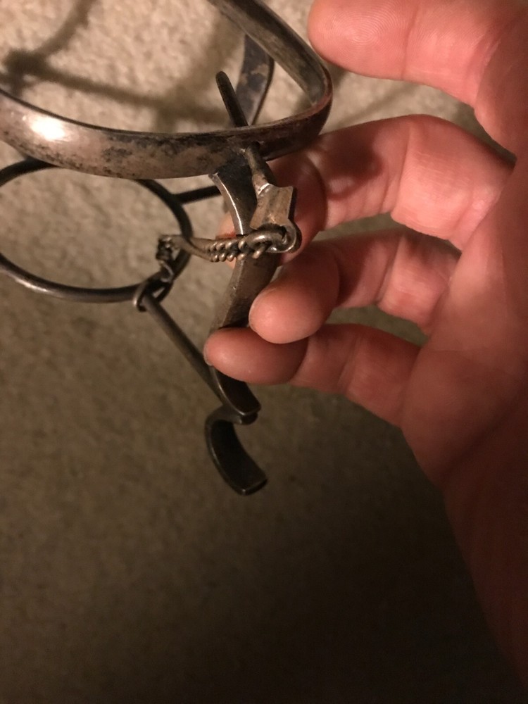 Vintage Sheffield Silver Plate Locking Tilting Kettle Burner Stand Only ***Read