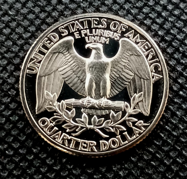 1977-S **Proof UNC Cameo** Washington Quarter