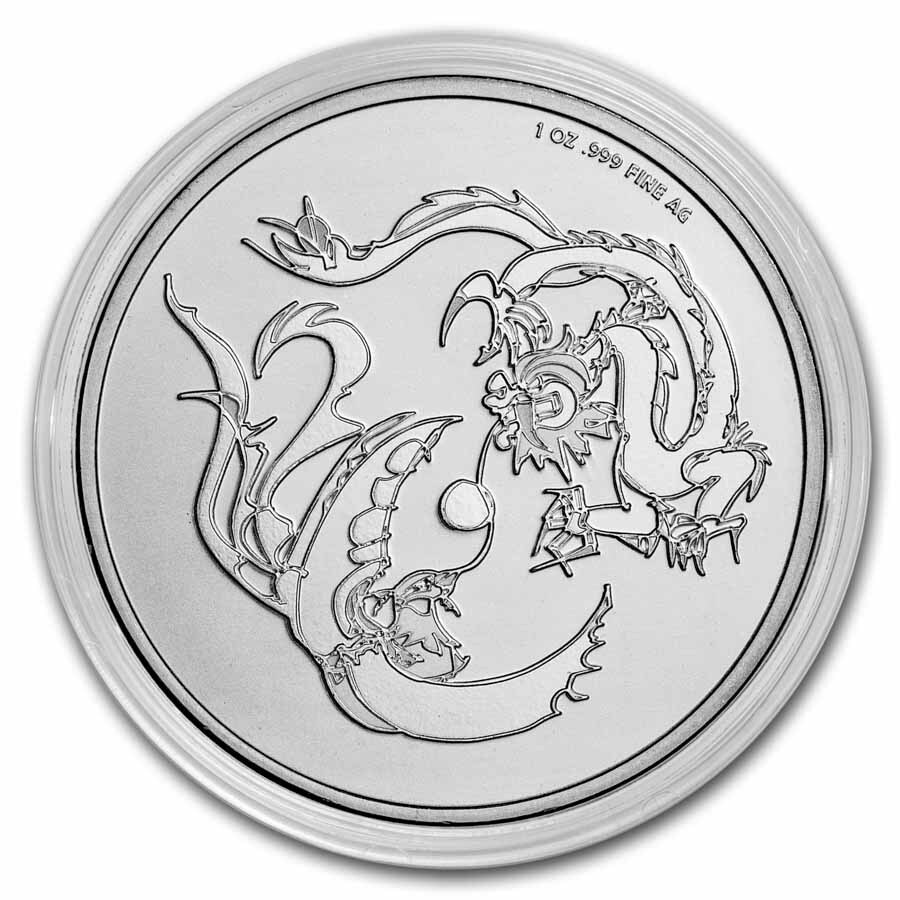 1 oz Silver Round - Lunar "Dragon" by D.G. Smalling