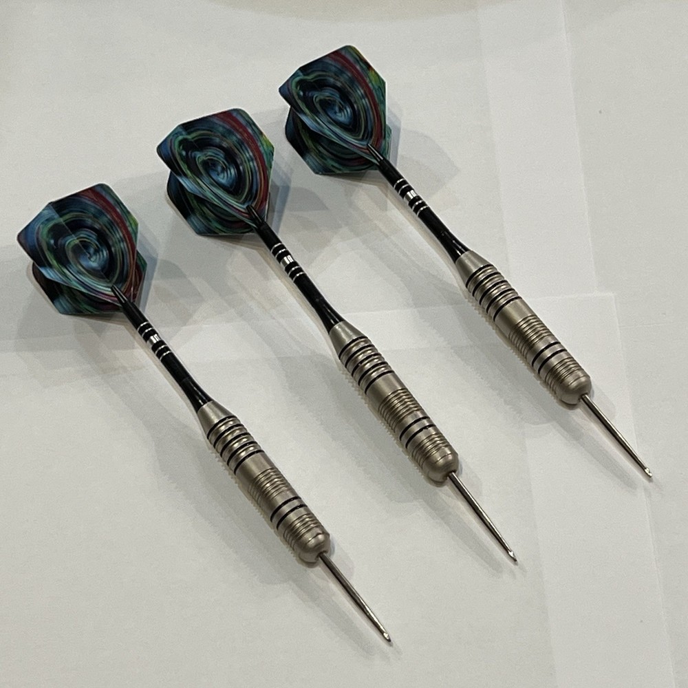 3 Used Steel Tipped Darts