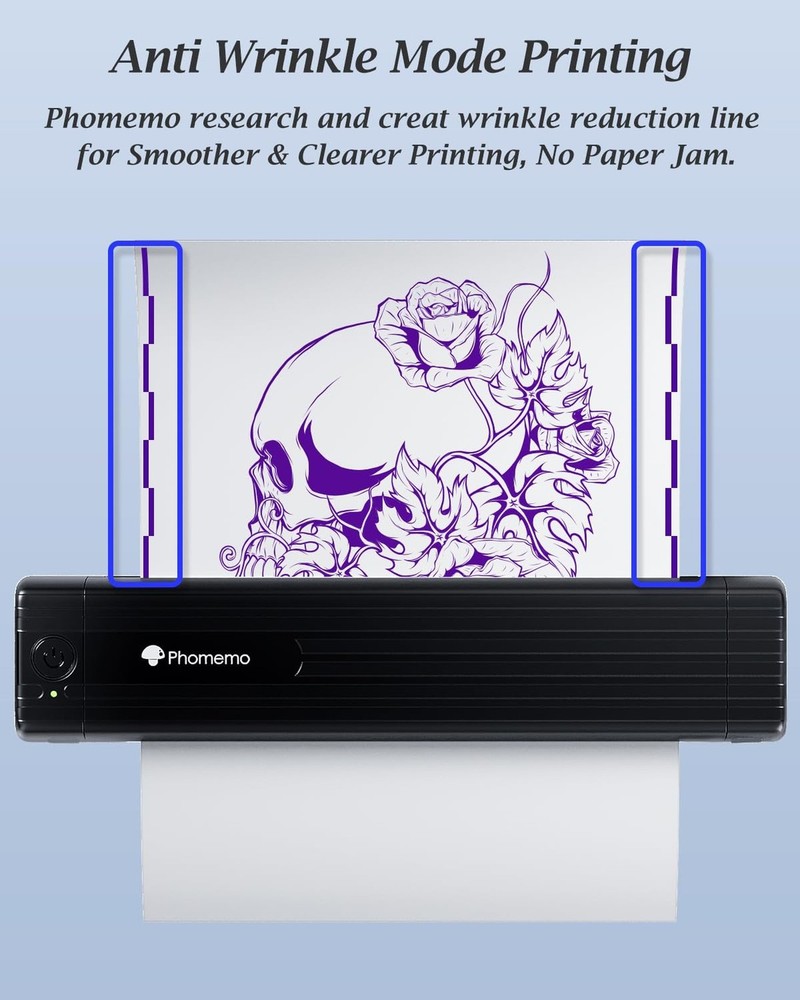 Phomemo TP83 Wireless Tattoo Stencil Printer, Upgraded Thermal Tattoo Printer...