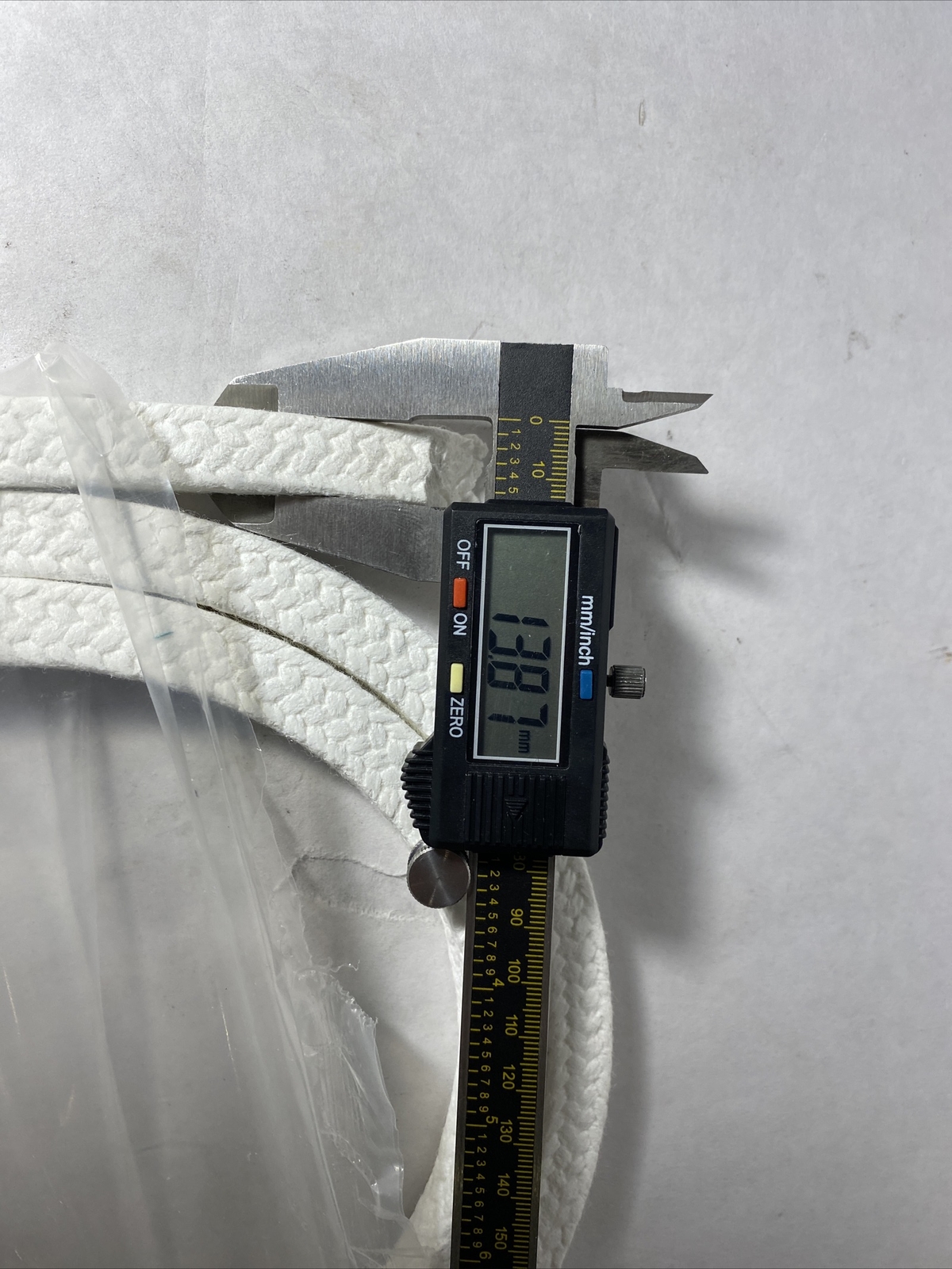 Teflon PTFE Square Braided Rope Packing 14mm Or 9/16” Sq x63” long weight 13oz