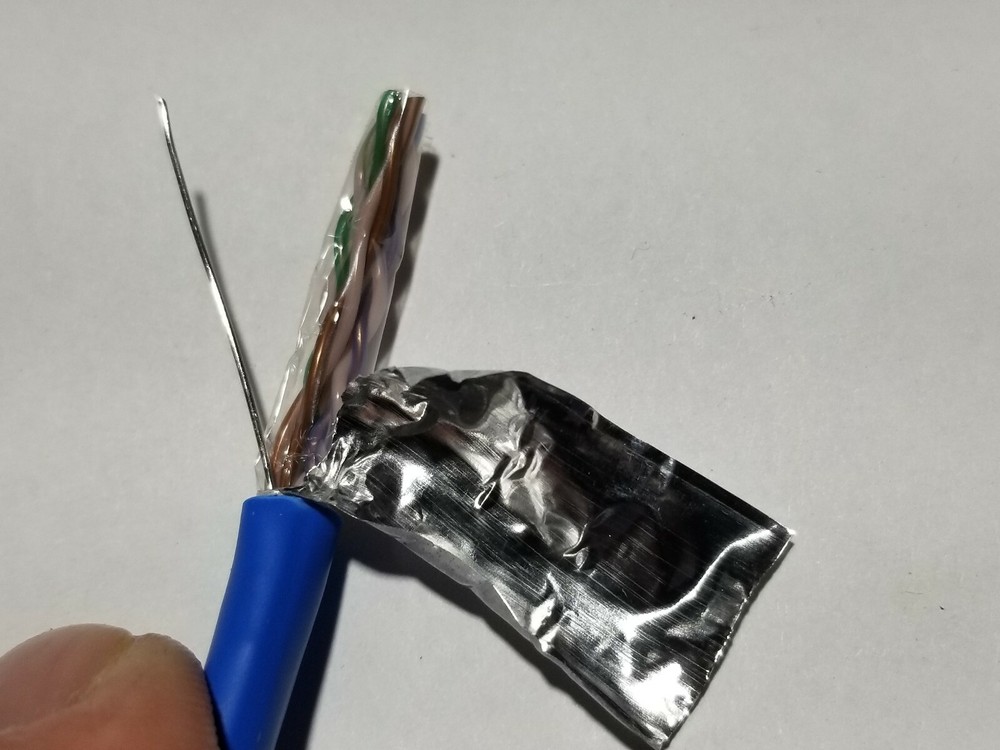 Commscope CS24P 24/4P Cat5E F/UTP WebTrak Plenum Shield Network Cable Blue/100ft