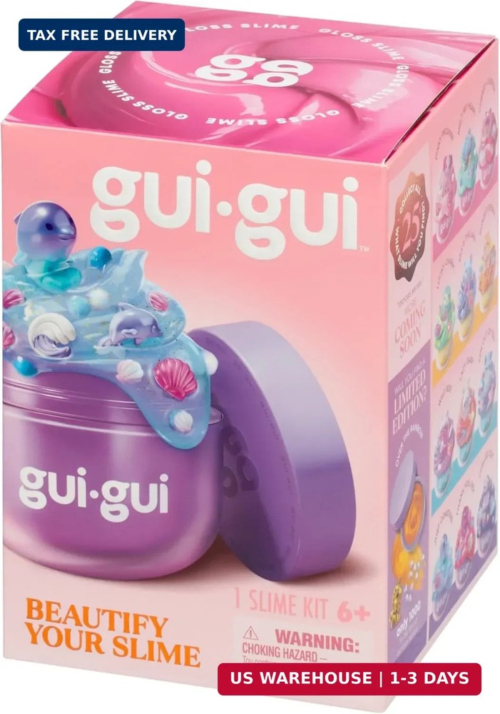 GUI GUI Slime Kit - Scented Slime 1 Pack - 5 Step DIY Process to Customize Your