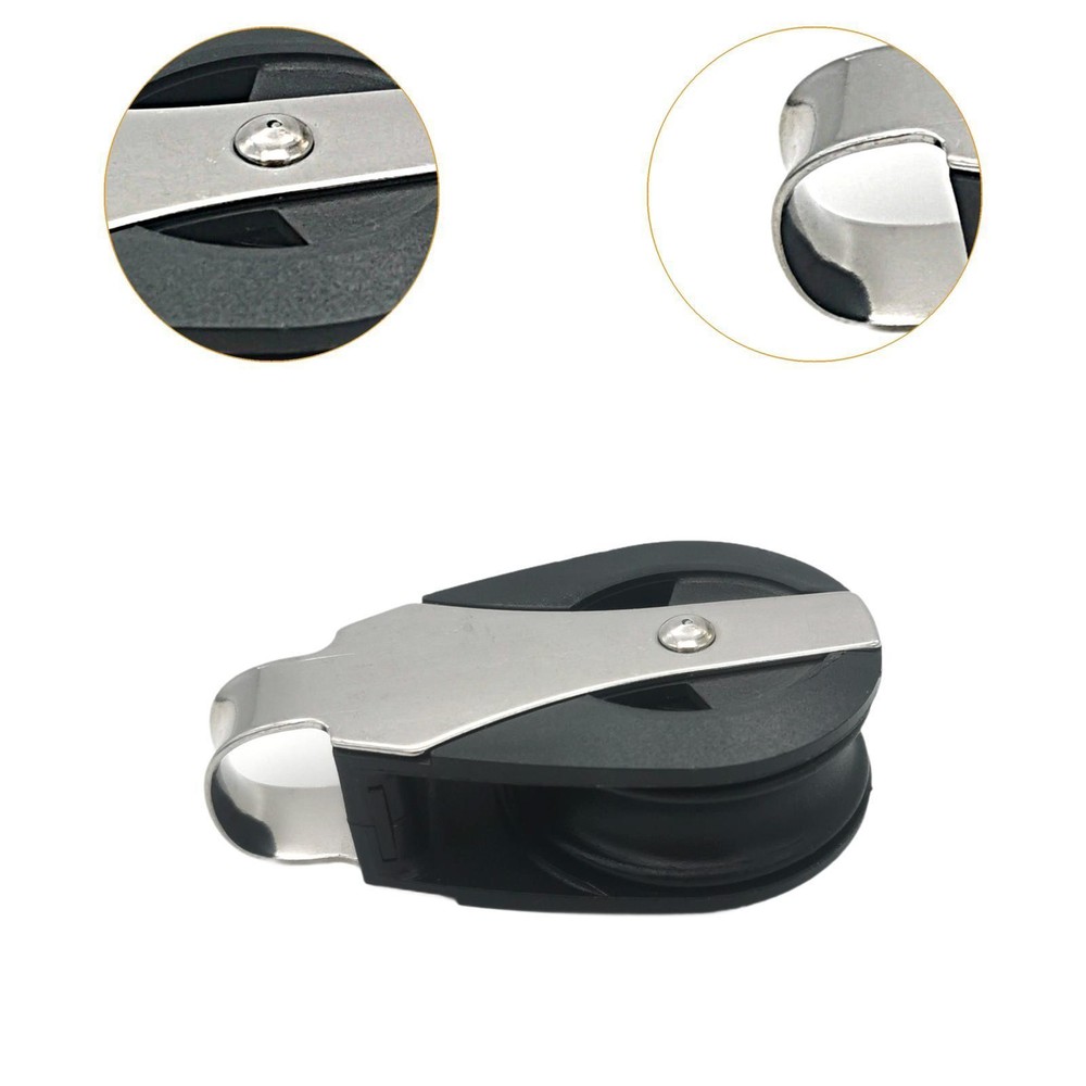 Marine Pulley Single Wheel Roller Loading 500kg Lifting