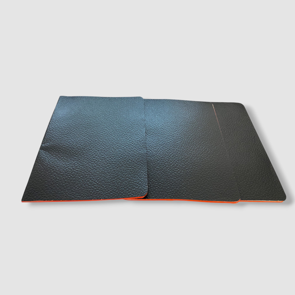 Choosing Keeping Black Leatherette Notebook 3 Pack