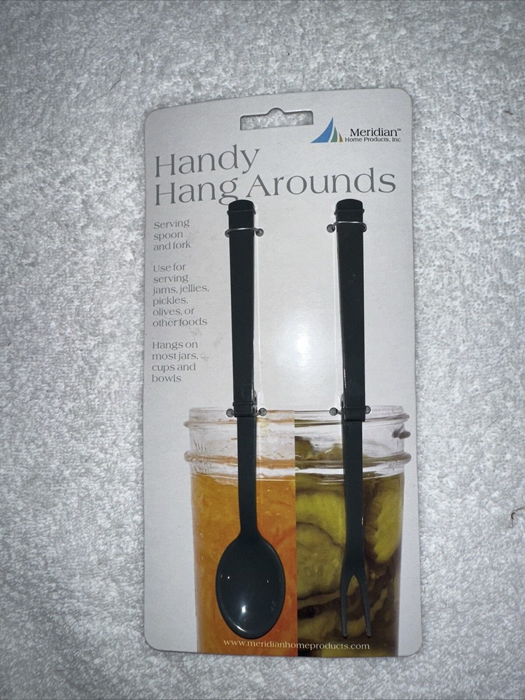 New Pickle Olive Jam Jelly Spoon Fork Gadget Gray