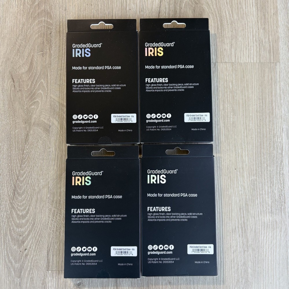 4x GradedGuard PSA Graded Case Guard Protector IRIS Limited Edition