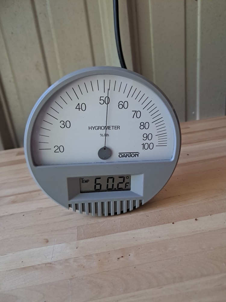 Oakton Digital & Analog Hygrometer %Rh