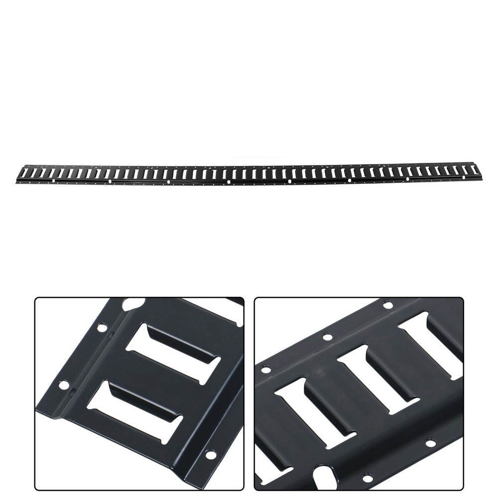 Black 5 Pack 8' E Track Tie Down Rail Kit For Garages Vans Trailers Tie Downs