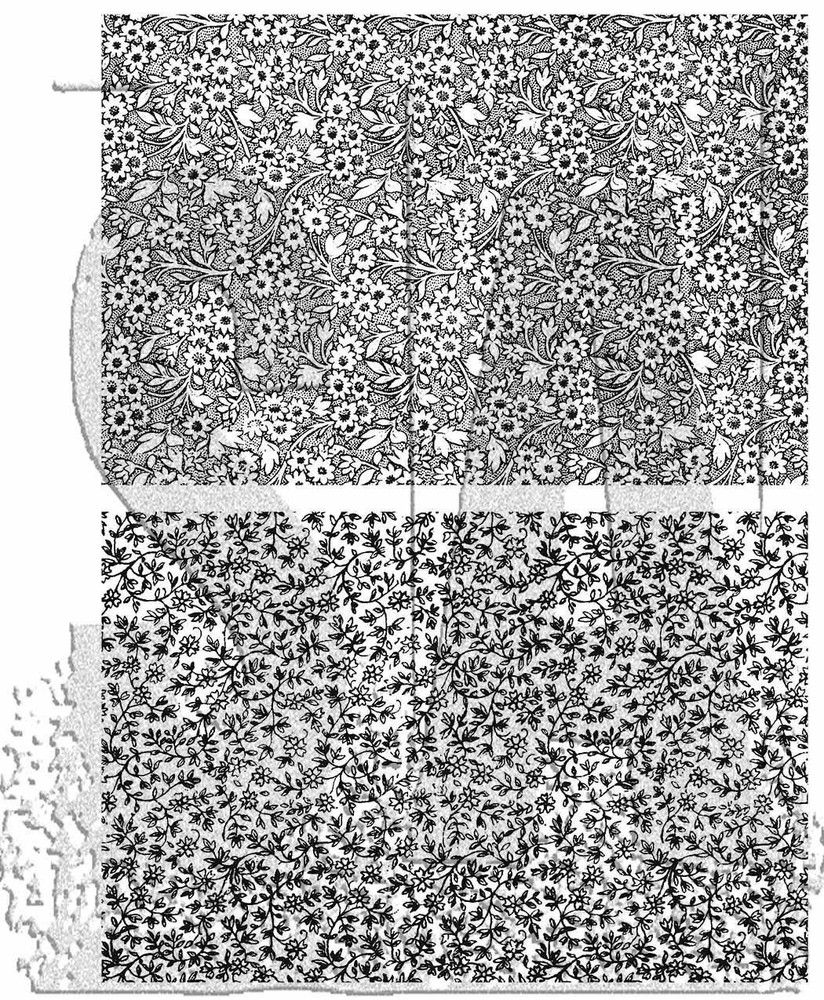 Tim Holtz Cling Stamps 7"X8.5"-Tiny Prints