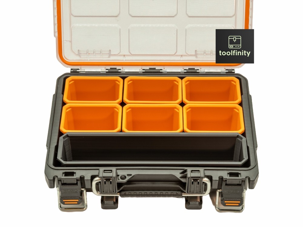 Long Bin for RIDGID 2.0 Pro Gear System Half Organizer (BIN ONLY)