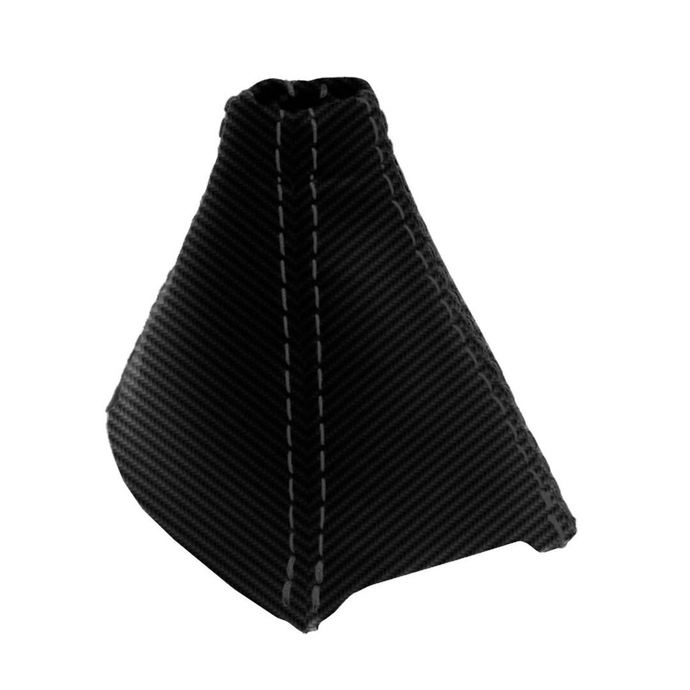 Fits 08-16 Mitsubishi Lancer Carbon Automatic Shift Boot Cover Black