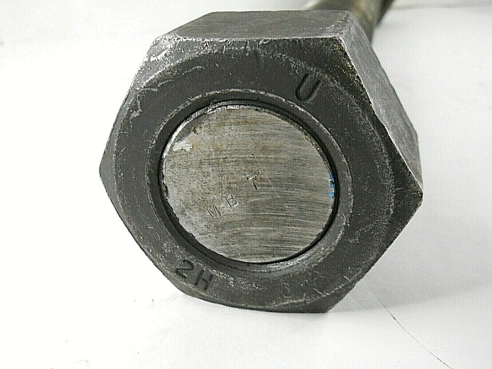 2"-8 X 19 1/2" GRADE B7 FULLY THREADED STUD W/ 2 GRADE 2H HEX NUTS