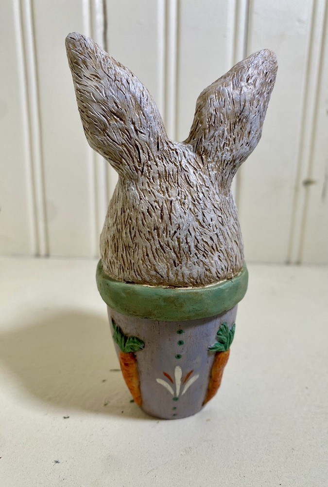 Easter Rabbit Head Candy Container