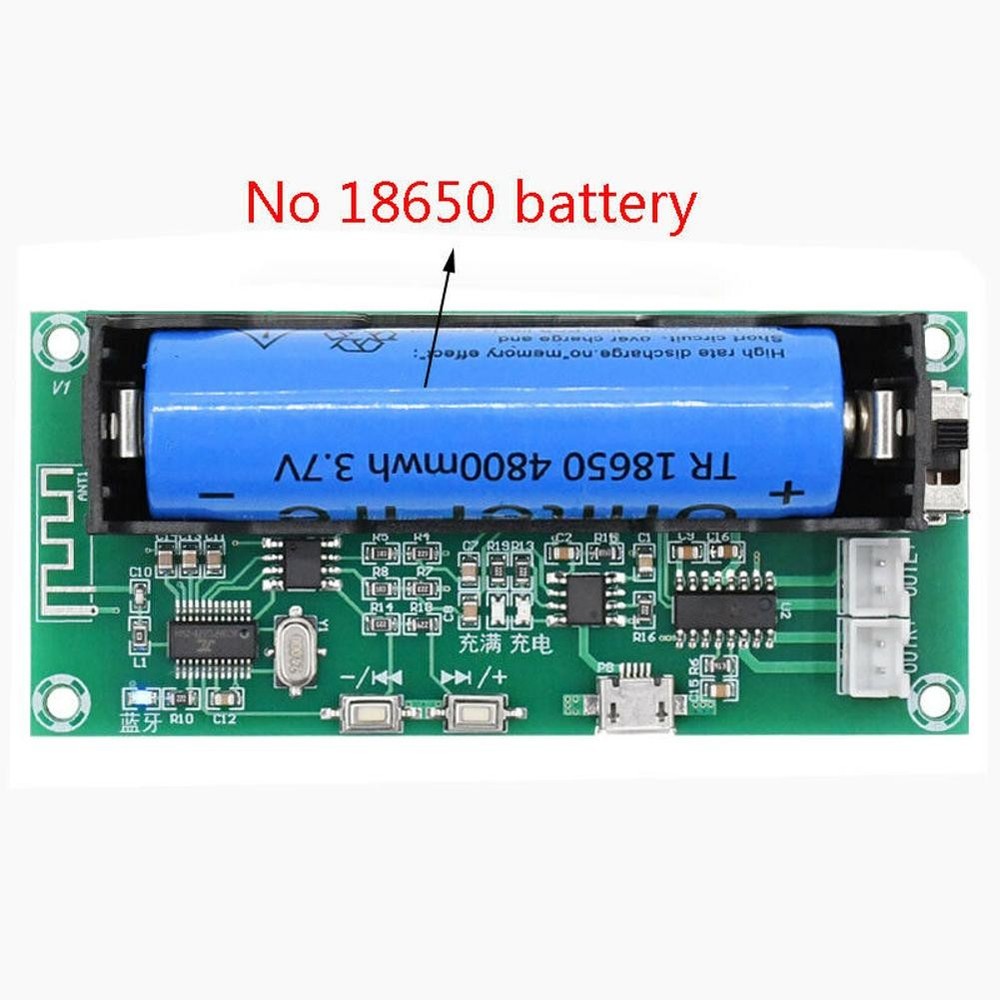 PAM8403 Digital Amplifier Board Bluetooth 5.0 Audio Module 2 Channel 2*3W DIY E