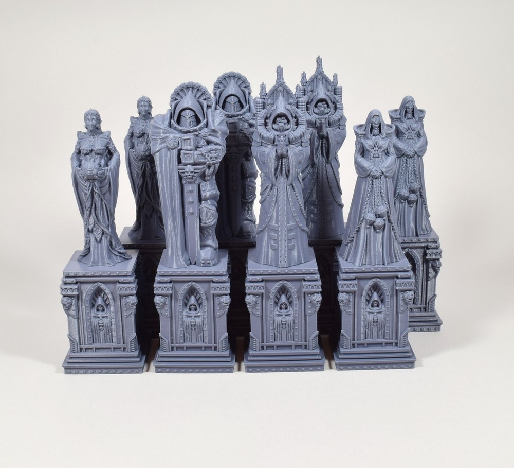 3D Printed Terrain: Statues for 40k or 28 mm Tabletop