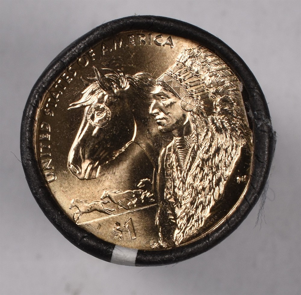 2012-P Native American Dollars - BU Mint Wrapped Roll