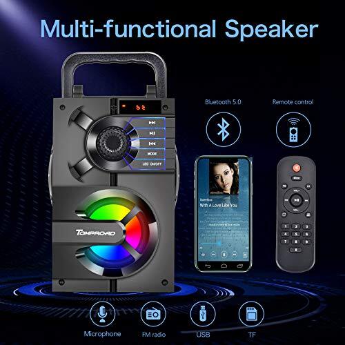 Bluetooth Speaker, Portable Bluetooth Speakers with Subwoofer Wireless Stereo