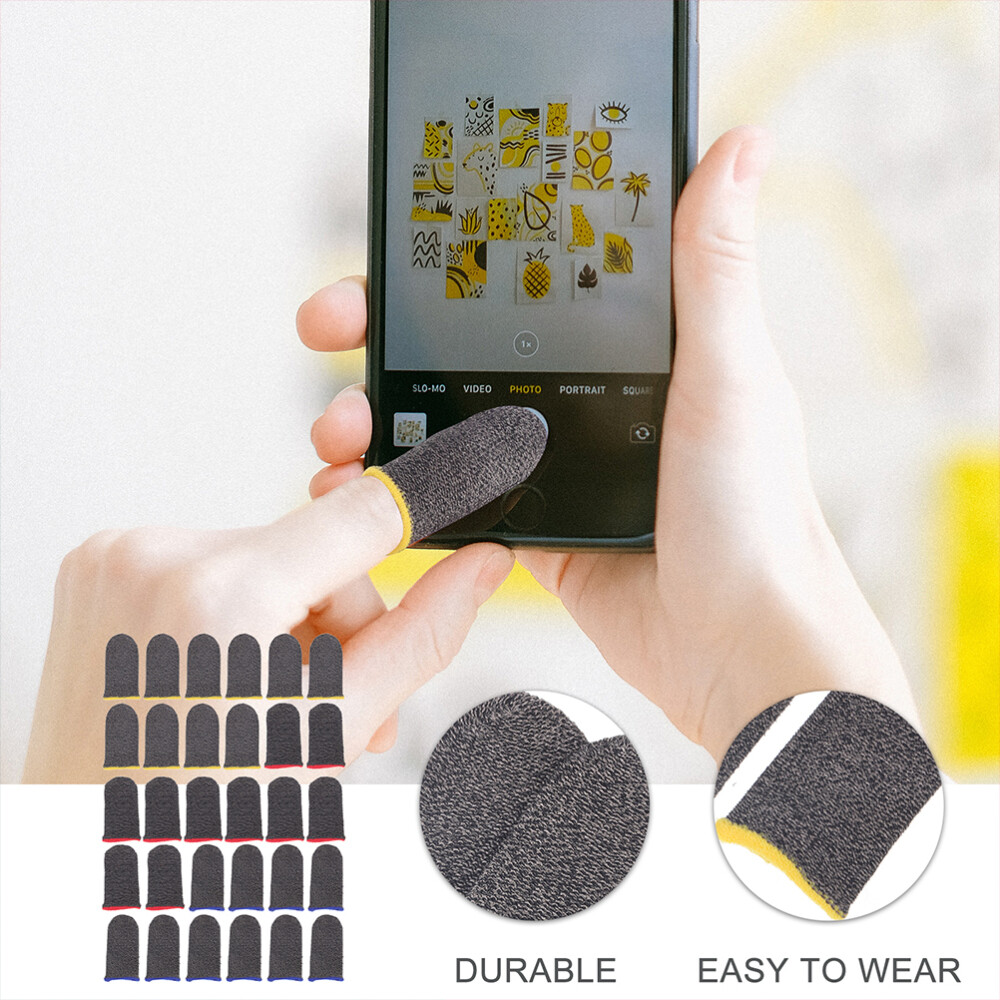 30Pcs Mobile Game Controller Thumb Sleeves Versatile Finger Protector