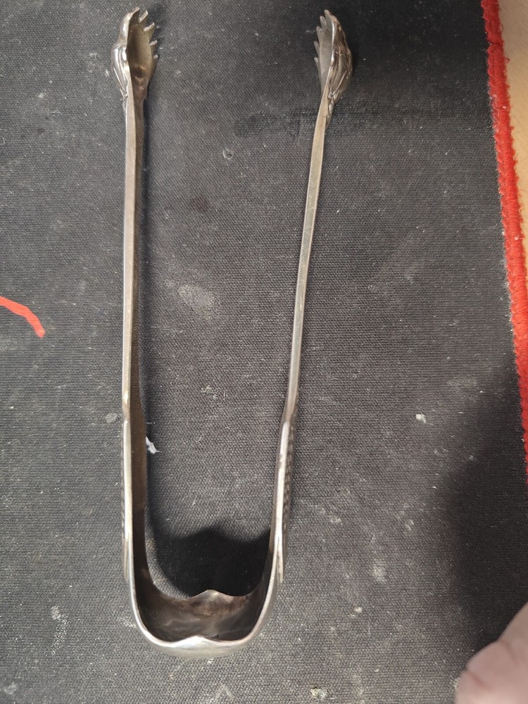 Russian Silver 84 Sugar tweezers