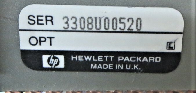 HEWLETT-PACKARD 37701B T1/datacom Tester