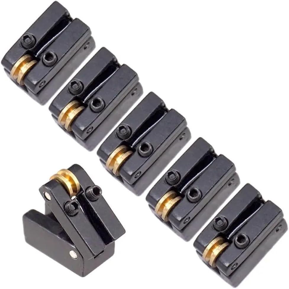 6pcs Roller Headless Guitar Bridge Tremolo Saddles Set