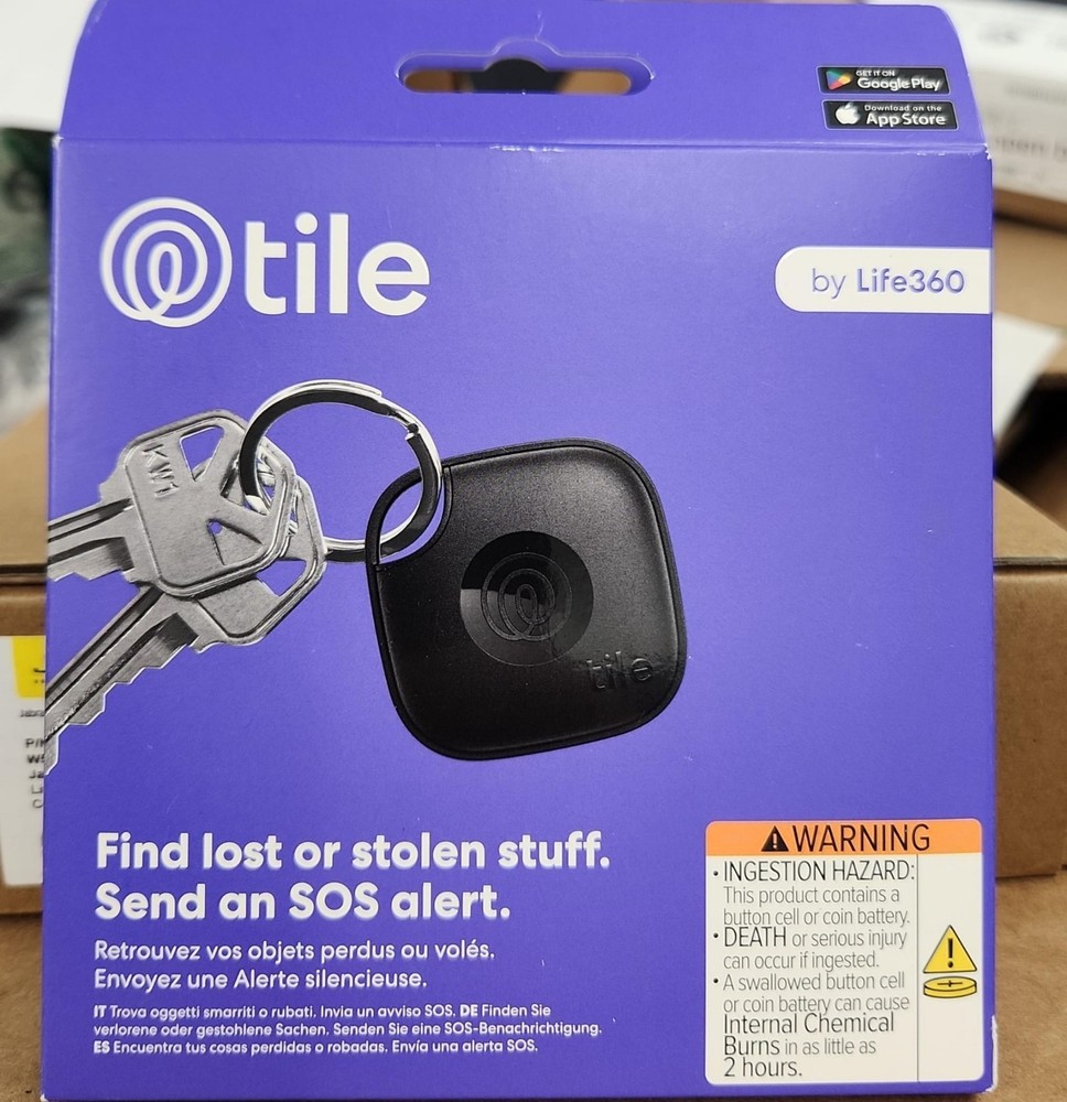 Life360 Tile Mate: Bluetooth Tracker for Apple iOS & Android Devices New