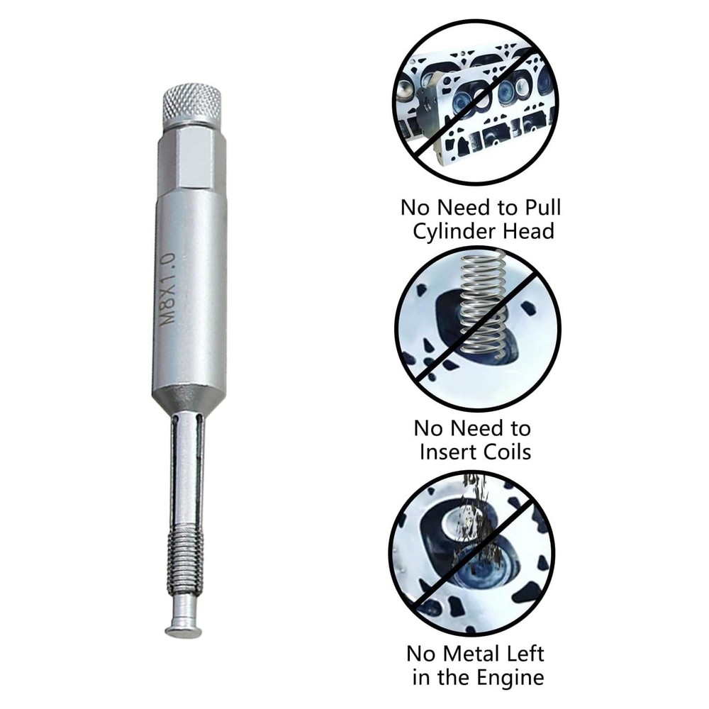 8mm Spark Plug Thread Repair Tool M8x1.0 for Engine Thread Chasing