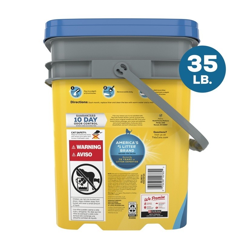 Clumping Cat Litter Quick Release 10 Day Odor Control Low Dust Multi Cat Use