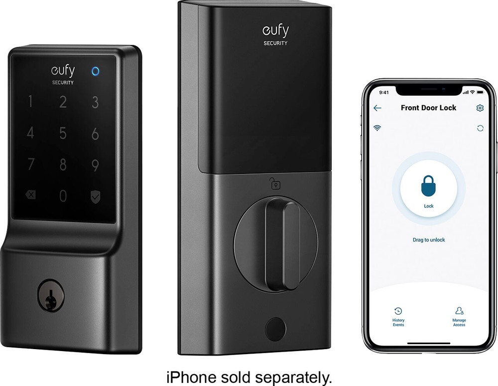 eufy Security - Smart Lock C210 WiFi Replacement Deadbolt with eufy App|Keypa...