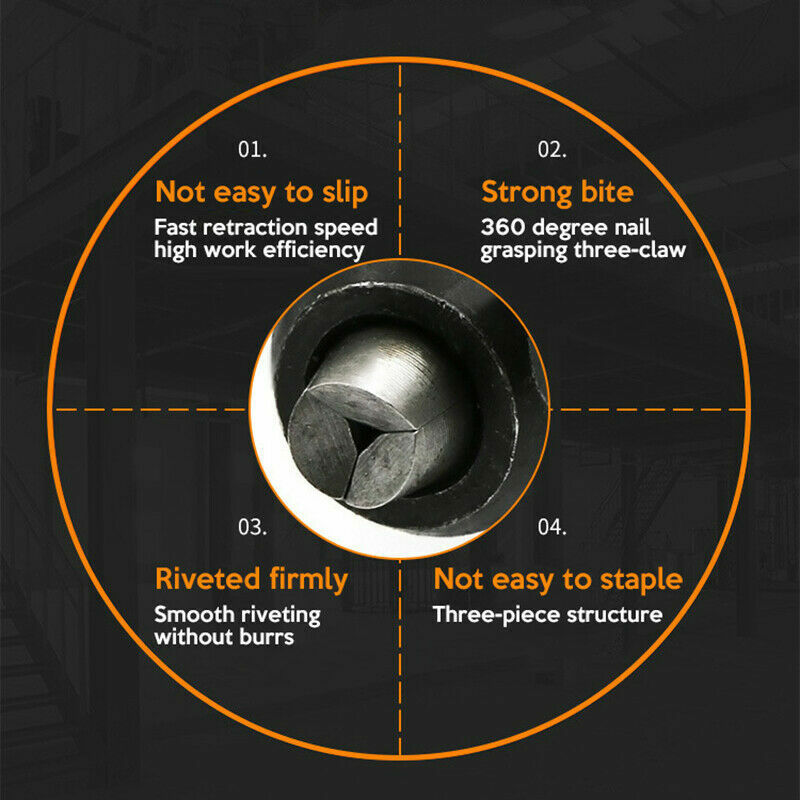 Electric Rivet Nut Gun Adaptor Insert Cordless Power Drill Tool Kit Set